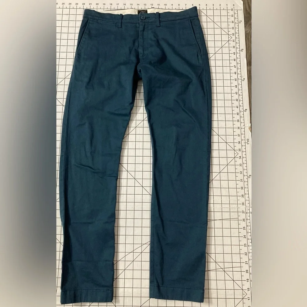 J. Crew Stretch Men’s Size 30/30 Blue-Green 484 Slim‎ Pants
